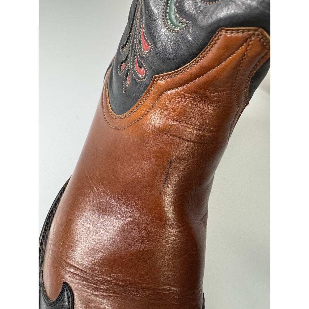Women's Stallion Lilly Cowgirl Cowboy Western Boots Size 7 C X-5RL Hand Made - Picture 9 of 16
